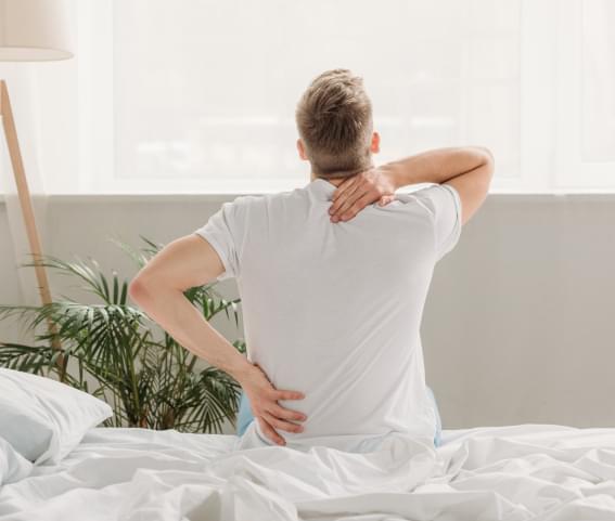 Acupressure massage for back pain