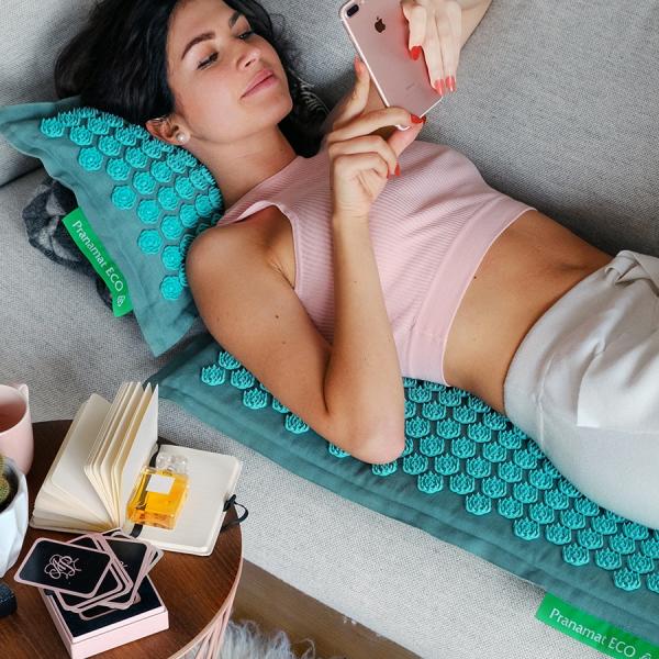 Pranamat Eco Lotus Spike Mat Acupuncture Massage Cushion Kuznetsov App –  TheTrendWillOut